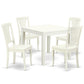 Dining Room Set Linen White OXAV5-LWH-W By East West Furniture | Dining Sets | Modishstore - 2