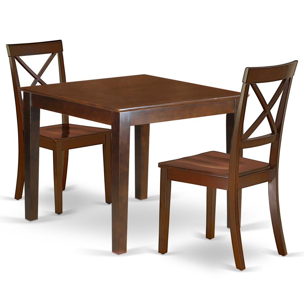 Dining Room Set Mahogany OXBO3-MAH-W By East West Furniture | Dining Sets | Modishstore - 2