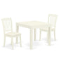 Dining Room Set Linen White OXDA3-LWH-C By East West Furniture | Dining Sets | Modishstore - 2