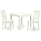 Dining Room Set Linen White OXDA3-LWH-W By East West Furniture | Dining Sets | Modishstore - 2