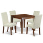 Dining Room Set Mahogany OXDR5-MAH-01 By East West Furniture | Dining Sets | Modishstore - 2