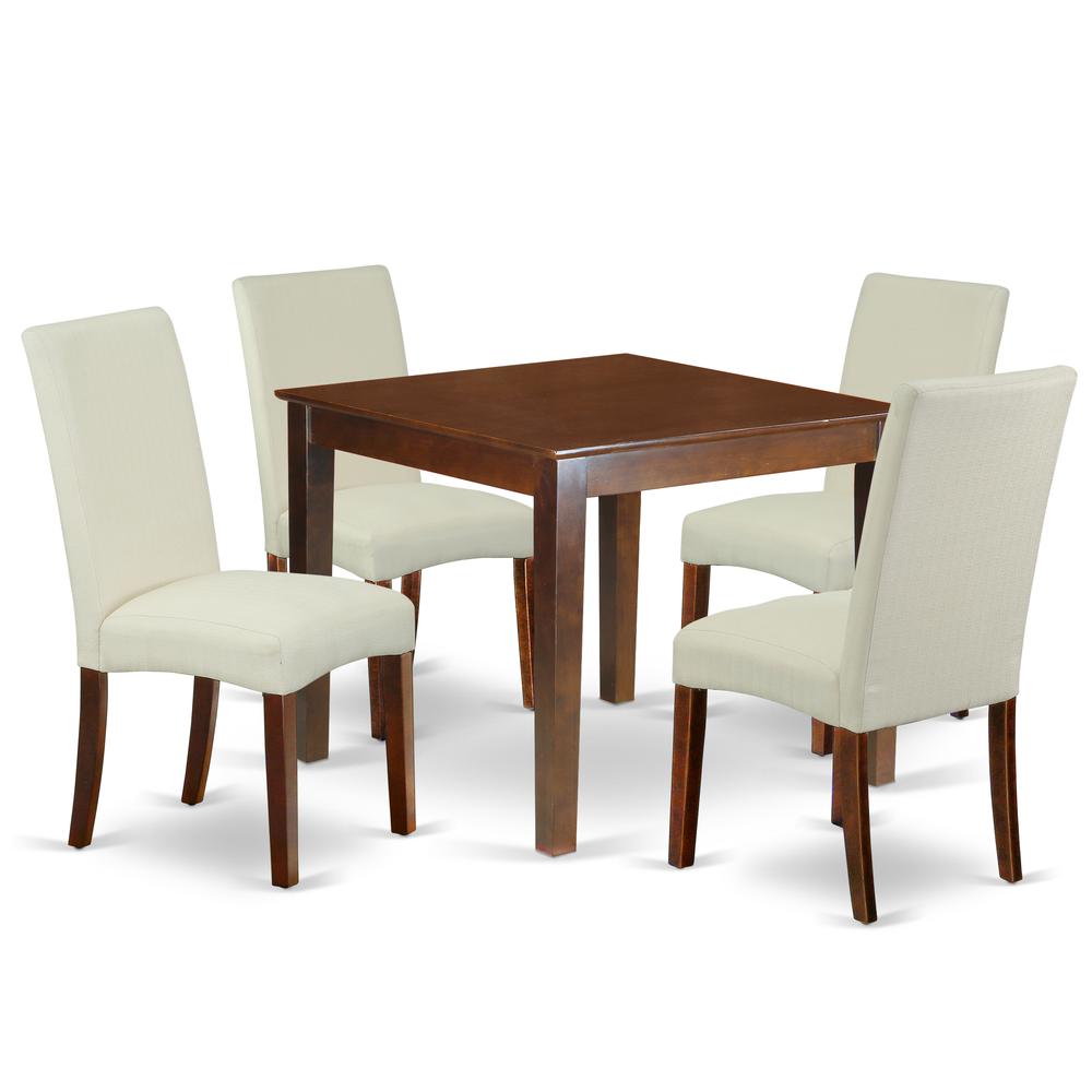 Dining Room Set Mahogany OXDR5-MAH-01 By East West Furniture | Dining Sets | Modishstore - 2