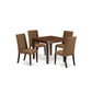Dining Room Set Mahogany OXFL5-MAH-18 By East West Furniture | Dining Sets | Modishstore - 2
