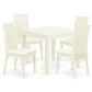 Dining Room Set Linen White OXIP5-LWH-C By East West Furniture | Dining Sets | Modishstore - 2