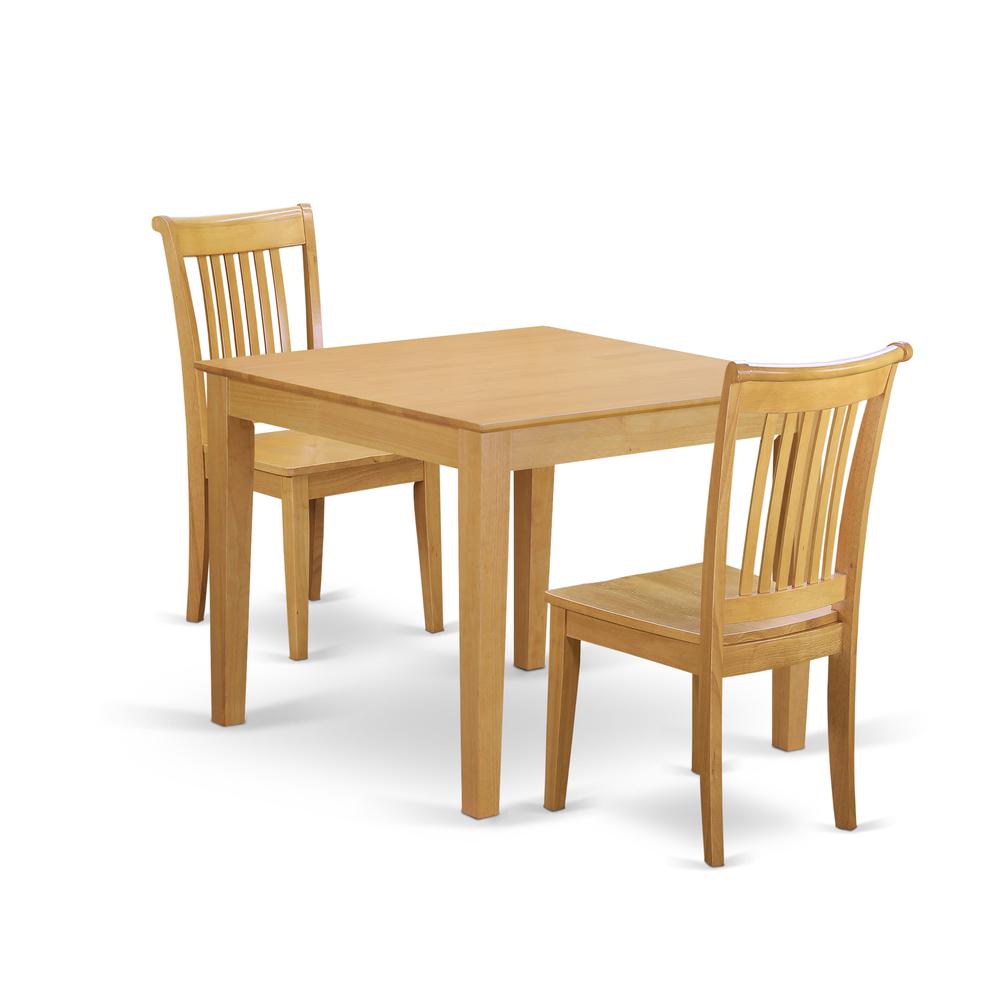 Dining Room Set Oak OXPO3-OAK-W By East West Furniture | Dining Sets | Modishstore - 2