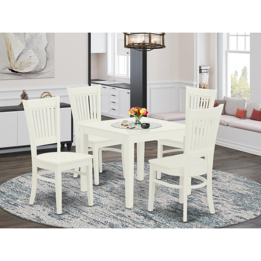 Dining Table - Dining Chairs OXVA5 - LWH - W By East West Furniture | Dining Sets | Modishstore - 2