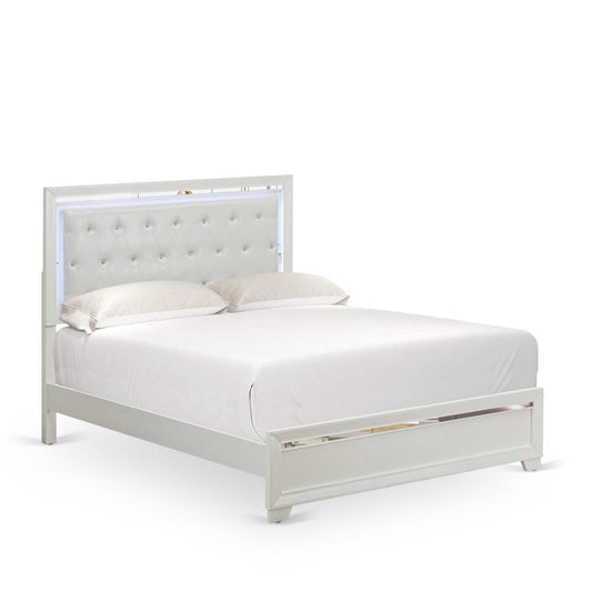 Pandora Wooden Queen Bed - Wood Bed Frame By East West Furniture | Beds | Modishstore