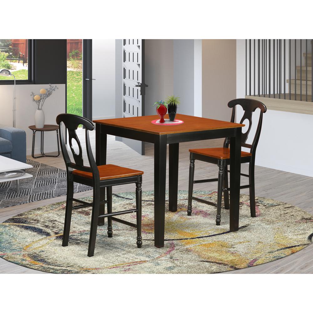3 Pc Counter Height Dining Set - Counter Height Table And 2 Counter Height Stool. By East West Furniture | Dining Sets | Modishstore