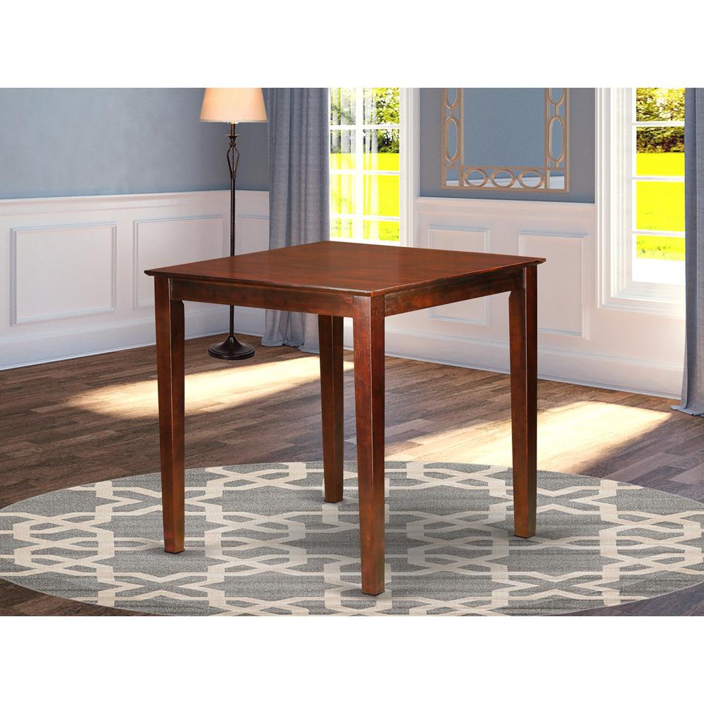 Pubs3-Brn-C 3 Pc Counter Height Dining Set-Pub Table And 2 Stools By East West Furniture | Bar Stools & Table | Modishstore - 3