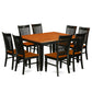 Dining Room Set Black & Cherry PFWE9-BCH-W By East West Furniture | Dining Sets | Modishstore - 2