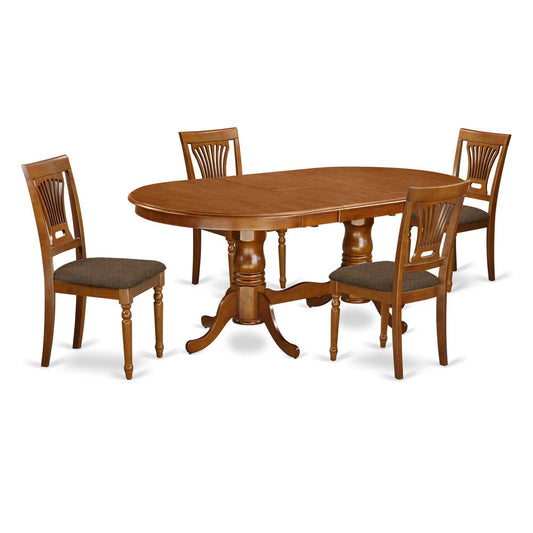 5 Pc Dining Set-Dining Table Plus 4 Kitchen Dining Chairs By East West Furniture | Dining Sets | Modishstore