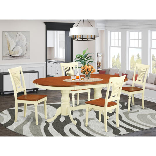 5 Pc Dining Room Set For 4-Dining Table With 4 Chairs For Dining Room By East West Furniture | Dining Sets | Modishstore