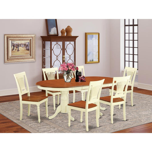 7 Pc Dining Room Set For 6-Dining Table Plus 6 Chairs For Dining Room By East West Furniture | Dining Sets | Modishstore
