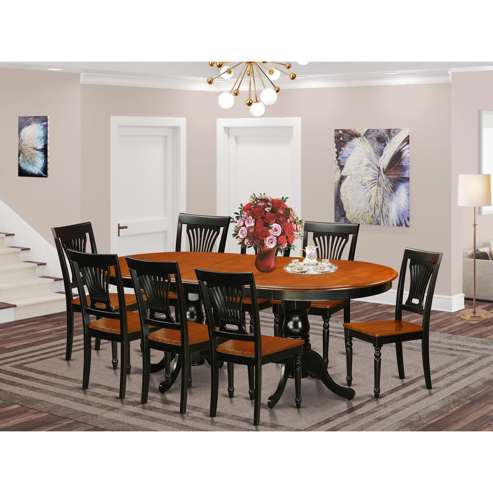 9 Pc Dining Room Set For 8-Dining Table And 8 Chairs For Dining Room By East West Furniture | Dining Sets | Modishstore
