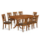 9 Pc Dining Room Set-Dining Table And 8 Chairs For Dining Room By East West Furniture | Dining Sets | Modishstore