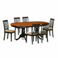 7 Pc Dining Room Set-Dining Table With 6 Wood Dining Chairs By East West Furniture - Plan7-Bch-C | Dining Sets | Modishstore