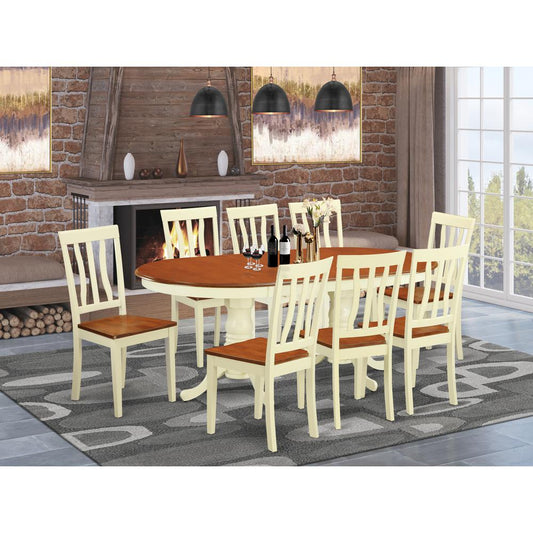 9 Pc Dinette Set -Dining Table And 8 Dining Chairs By East West Furniture | Dining Sets | Modishstore