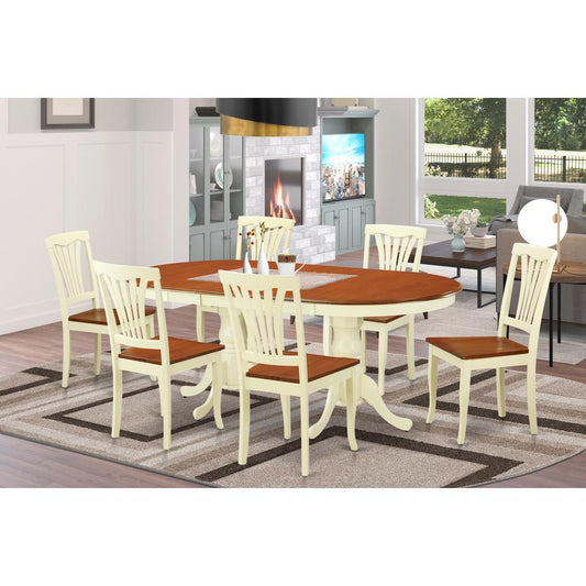 7 Pc Dining Room Set For 6-Dining Table With 6 Kitchen Dining Chairs By East West Furniture | Dining Sets | Modishstore