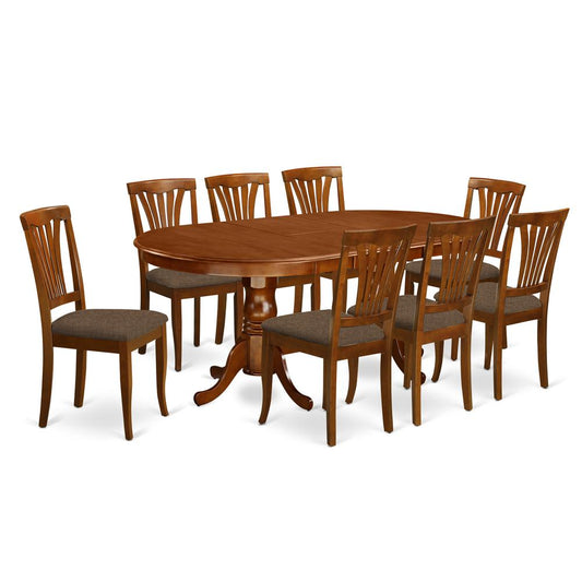 9 Pc Dining Room Set-Dining Table With 8 Kitchen Dining Chairs By East West Furniture | Dining Sets | Modishstore