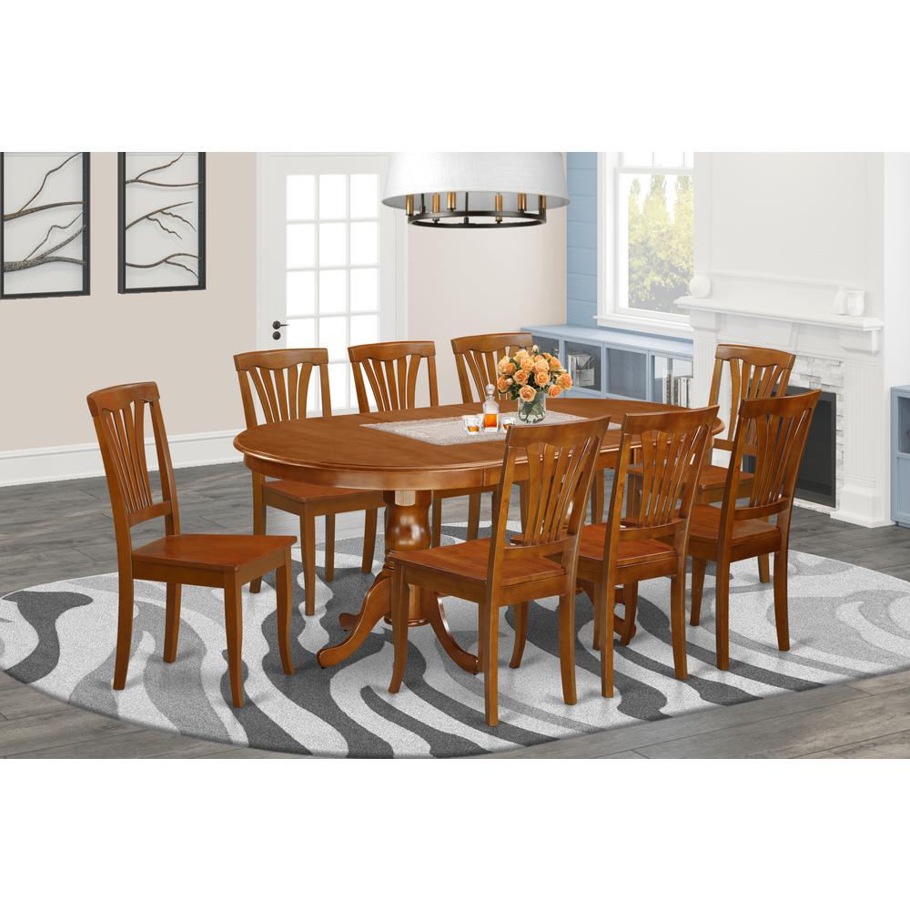 9 Pc Dining Room Set For 8-Dining Table Plus 8 Kitchen Dining Chairs By East West Furniture | Dining Sets | Modishstore