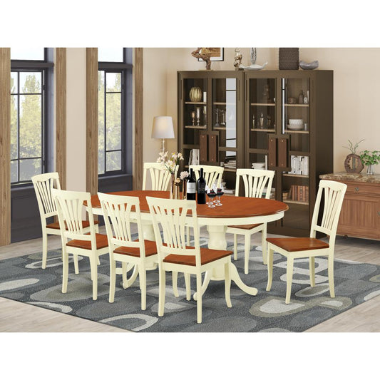 9 Pc Dining Room Set For 8-Dining Table With 8 Chairs For Dining Room By East West Furniture | Dining Sets | Modishstore