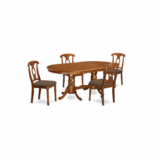 5 Pc Dining Room Set-Dining Table And 4 Dinette Chairs By East West Furniture | Dining Sets | Modishstore