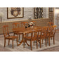 9 Pc Dining Room Set-Dining Table And 8 Kitchen Dining Chairs By East West Furniture - Plna9-Sbr-W | Dining Sets | Modishstore