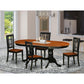 5 Pc Dining Room Set-Dining Table With 6 Wood Dining Chairs By East West Furniture | Dining Sets | Modishstore