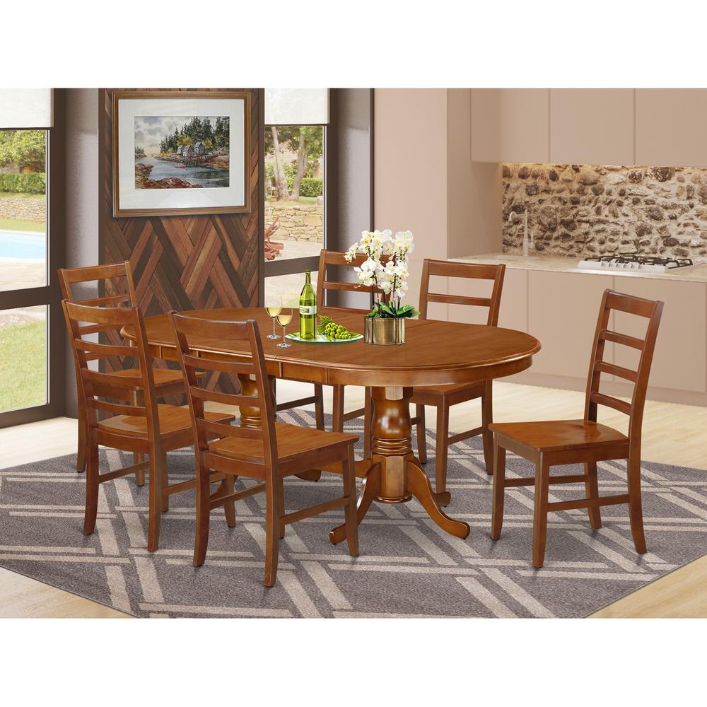 7 Pc Dining Room Set-Dining Table And 6 Kitchen Chairs By East West Furniture | Dining Sets | Modishstore