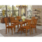 7 Pc Dining Room Set For 6- Kitchen Dinette Table And 6 Kitchen Chairs By East West Furniture | Dining Sets | Modishstore