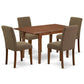 Dining Room Set Mahogany PSAB5-MAH-18 By East West Furniture | Dining Sets | Modishstore - 2