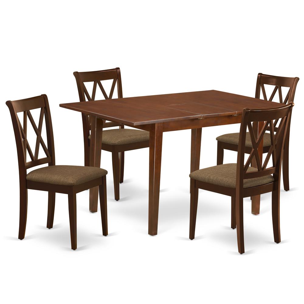 Dining Room Set Mahogany PSCL5 - MAH - C By East West Furniture | Dining Sets | Modishstore - 2