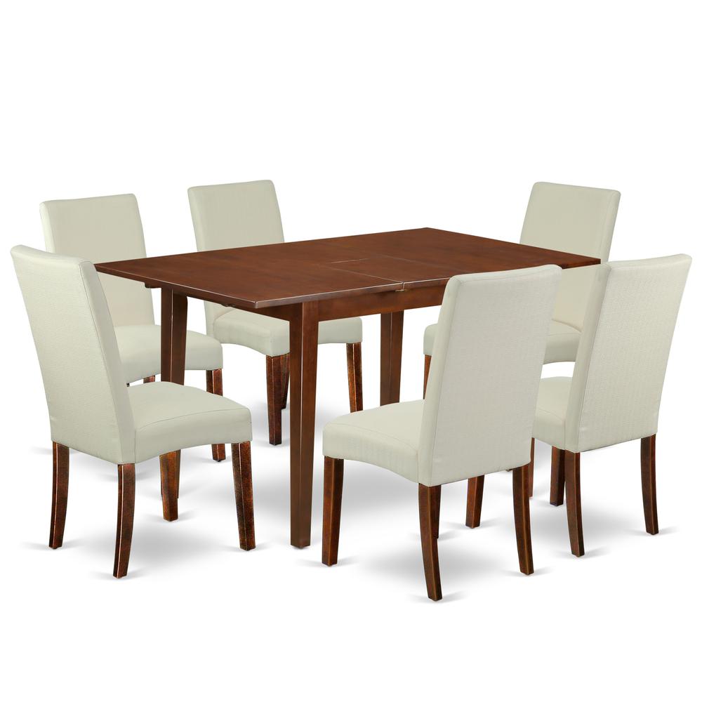 Dining Room Set Mahogany PSDR7-MAH-01 By East West Furniture | Dining Sets | Modishstore - 2
