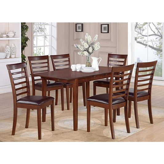7 Pc Small Kitchen Table Set - Small Table With 6 Kitchen Chairs By East West Furniture | Dining Sets | Modishstore
