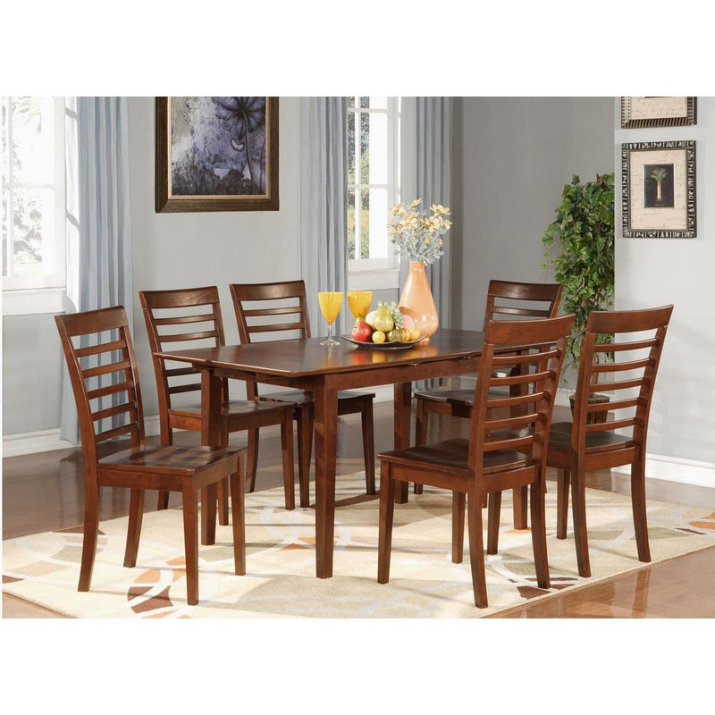 7 Pc Small Kitchen Table Set - Kitchen Table With 6 Kitchen Chairs By East West Furniture | Dining Sets | Modishstore
