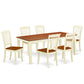 Dining Room Set Buttermilk & Cherry QUDA7-BMK-W By East West Furniture | Dining Sets | Modishstore - 2