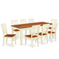 Dining Room Set Buttermilk & Cherry QUDA9-BMK-W By East West Furniture | Dining Sets | Modishstore - 2