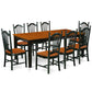 Dining Room Set Black & Cherry QUDO9-BCH-W By East West Furniture | Dining Sets | Modishstore - 2