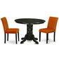 Dining Room Set Black SHAB3-BLK-61 By East West Furniture | Dining Sets | Modishstore - 2
