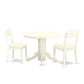 Dining Room Set Linen White SHAD3-LWH-LC By East West Furniture | Dining Sets | Modishstore - 2