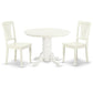 Dining Room Set Linen White SHAV3-LWH-W By East West Furniture | Dining Sets | Modishstore - 2
