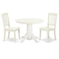 Dining Room Set Linen White SHDA3-LWH-W By East West Furniture | Dining Sets | Modishstore - 2