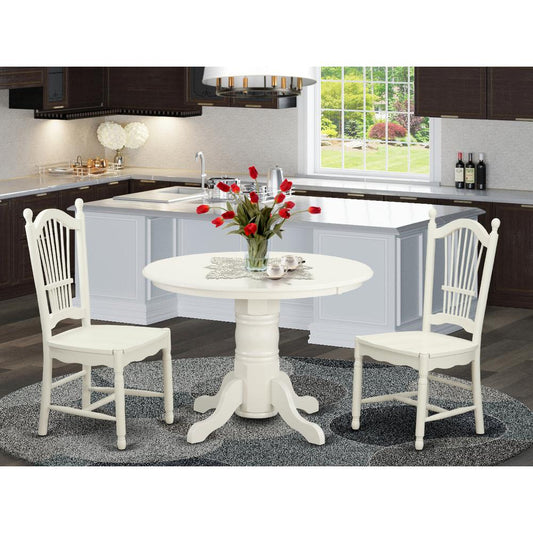3 Pc Table Set For 2-Kitchen Table And 2 Dinette Chairs By East West Furniture | Dining Sets | Modishstore