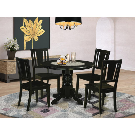 5 Pckitchen Table Set For 4-Dining Table And 4 Dining Chairs By East West Furniture | Dining Sets | Modishstore