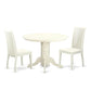 Dining Room Set Linen White SHIP3-LWH-W By East West Furniture | Dining Sets | Modishstore - 2