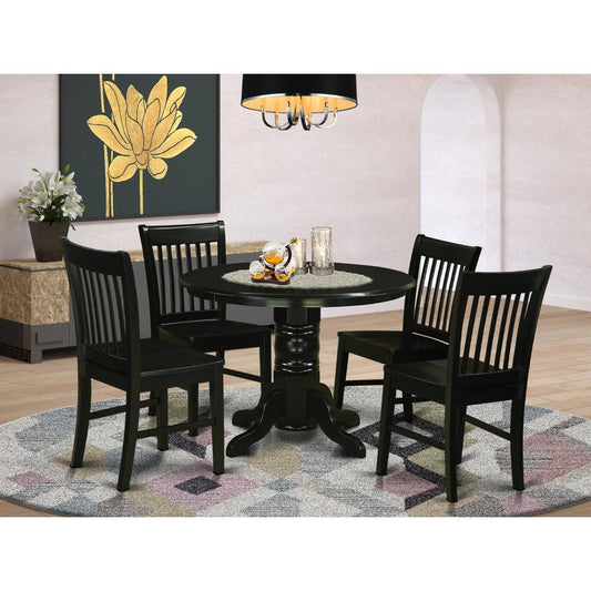 3 Pc Table And Chairs Set For 2-Table And 2 Dinette Chairs By East West Furniture | Dining Sets | Modishstore