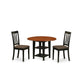 Dining Room Set Black & Cherry SUAN3-BCH-C By East West Furniture | Dining Sets | Modishstore - 2