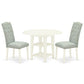 Dining Room Set Linen White SUCE3-LWH-15 By East West Furniture | Dining Sets | Modishstore - 2