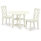Dining Room Set Linen White SUCL3-LWH-W By East West Furniture | Dining Sets | Modishstore - 2