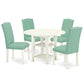 Dining Room Set Linen White SUEN5 - LWH - 57 By East West Furniture | Dining Sets | Modishstore - 2